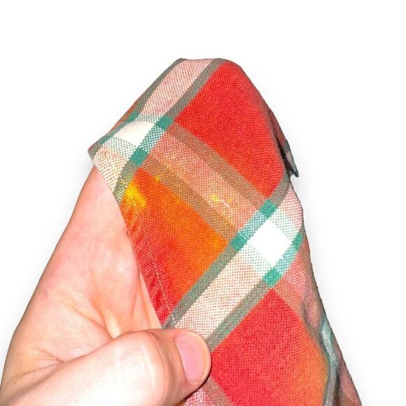 80s Red Polo Ralph Lauren Oxford Button Down Shirt XL - Picture 7 of 8